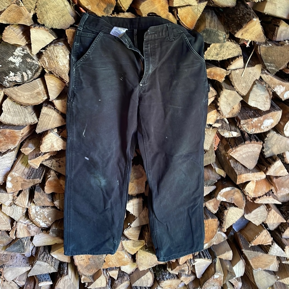 Vintage Black Carhartt Work Pants
